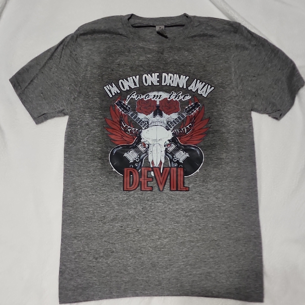 Gray Graphic Men's T-Shirt